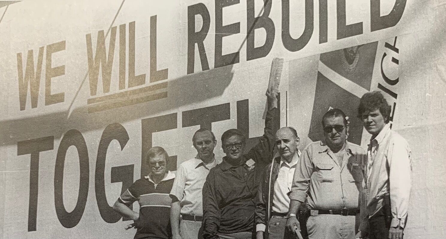 "We Will Rebuild Together" campaign